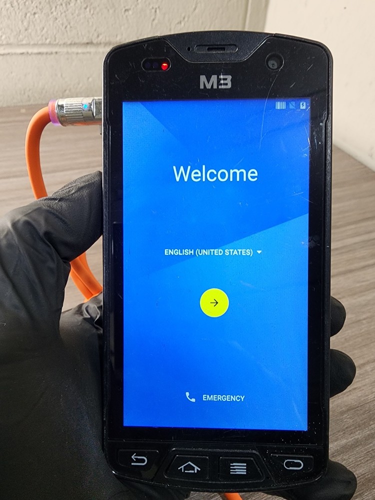M3 Mobile SM15 Touch Android PDA Data Collector Scanner, pre-owned .