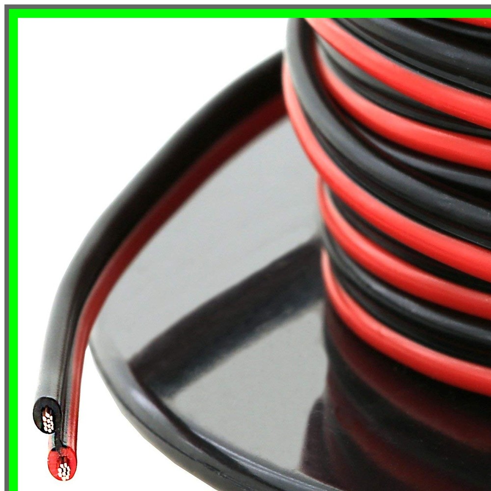 100ft Red and Black Speaker Cable