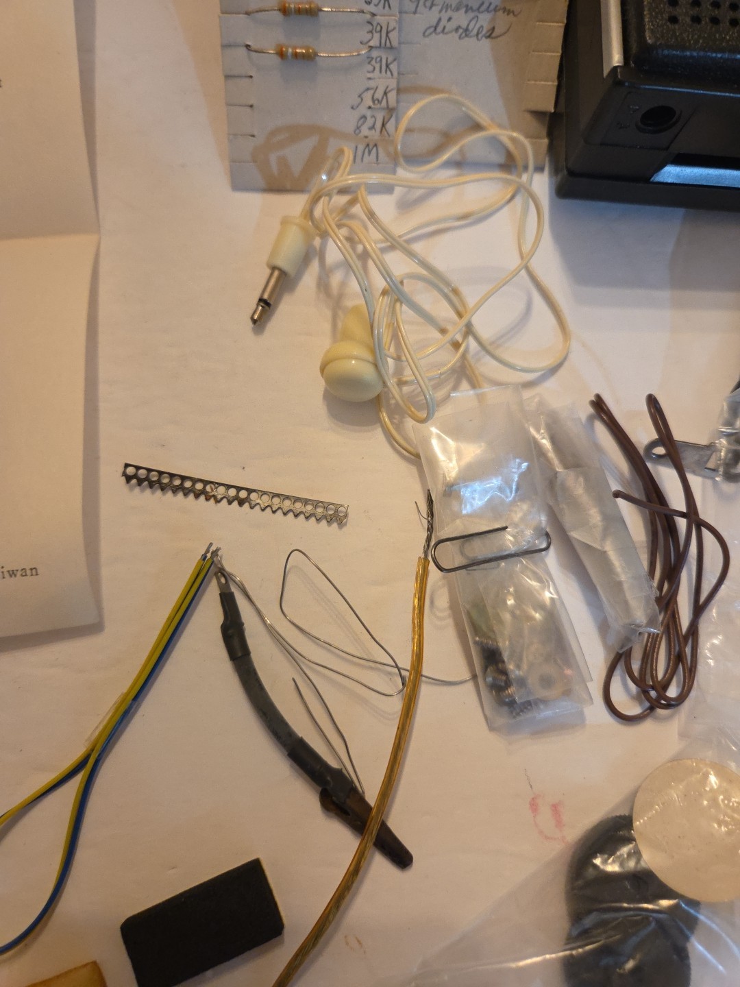 Marcraft SE-1007 Transistor Radio Kit - Not Complete