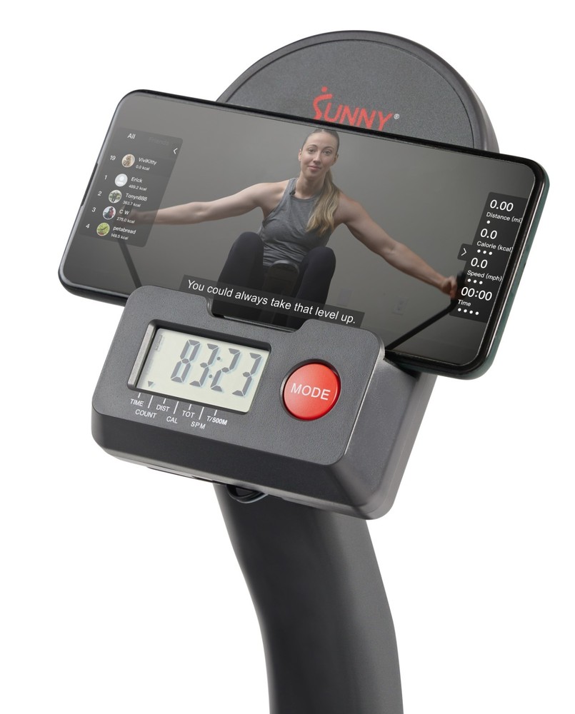 Rowing Machine Smart Full Motion Bluetooth Compact Adjustable Resistance Workout