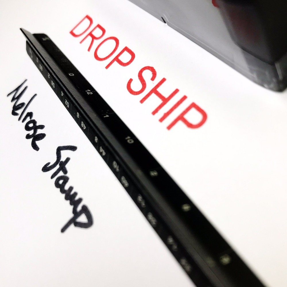 Drop Ship Rubber Stamp Red Ink Self Inking Ideal 4913