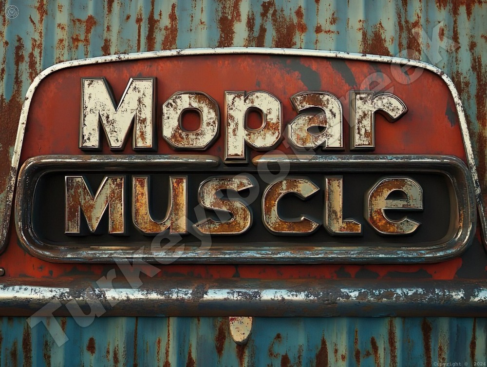 Mopar Muscle Metal Sign 3 Sizes to Choose From e88