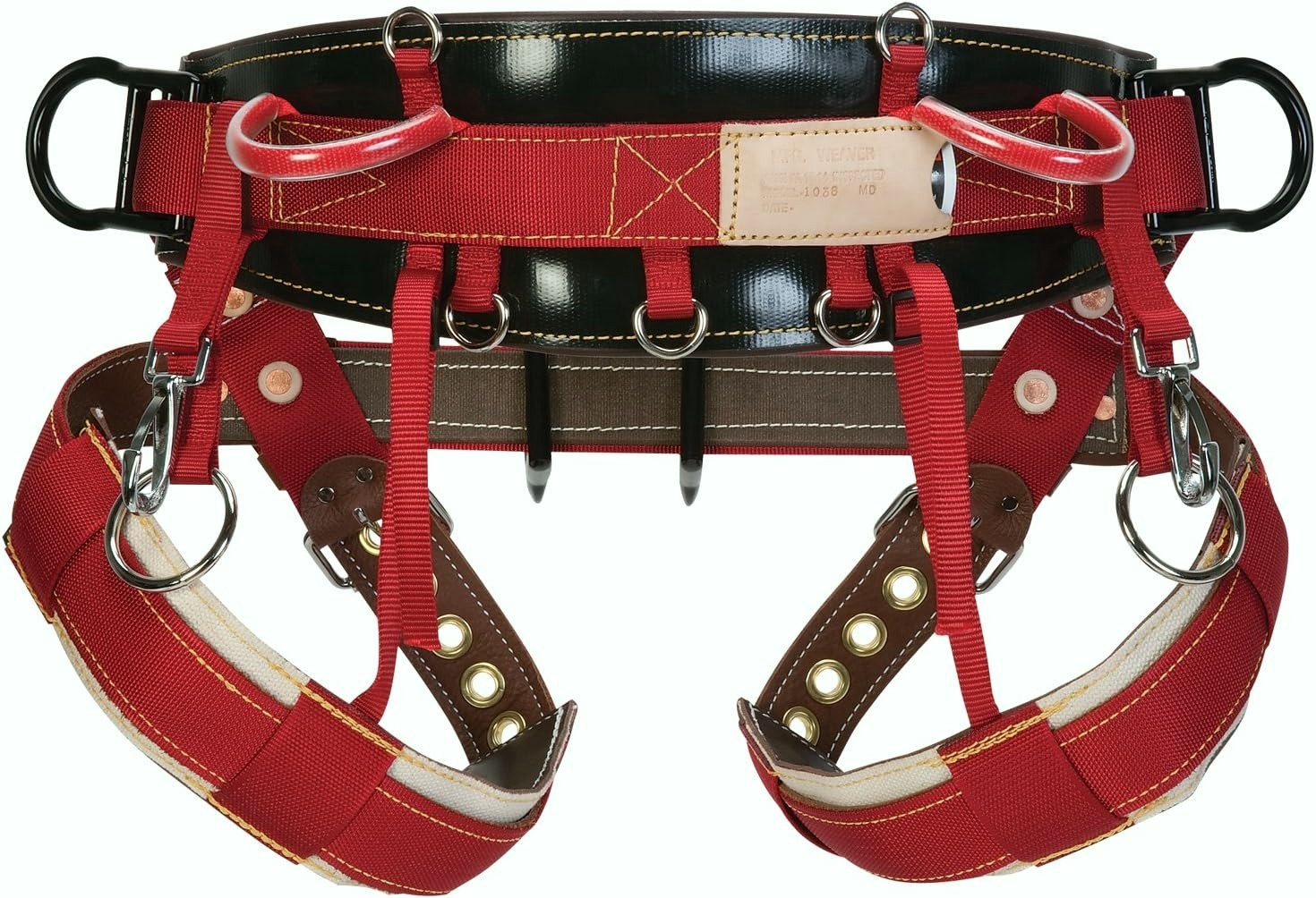 Weaver Leather WLC 560 2 Floating Dee Harness Padded Nylon Leg Straps Medium