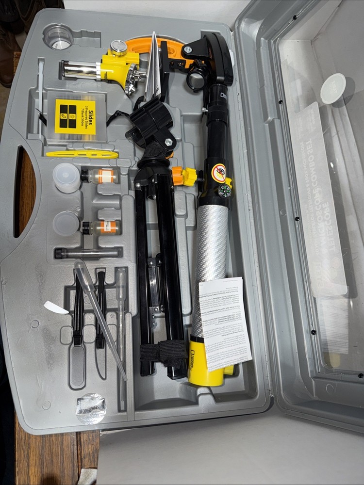 National Geographic Telescope And Microscope Combo Set