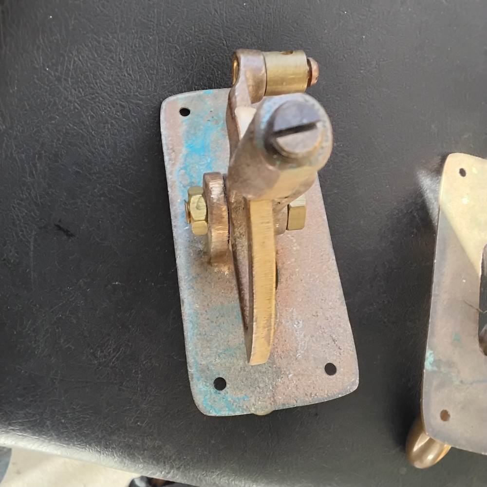 Pair Brass Speed Throttle Controller S Unbranded