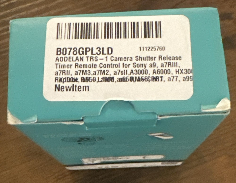 AODELAN Camera Remote Control Wireless Shutter Release with Cords New!