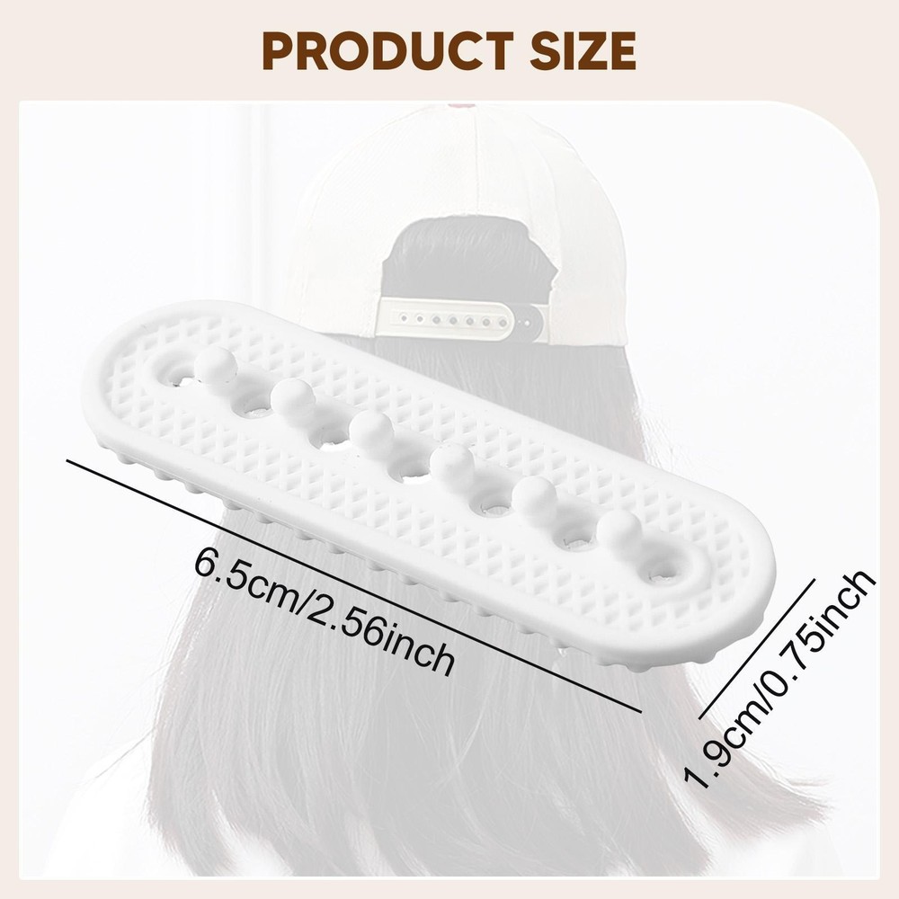 Hat Size Extenders Replacement with 7 Holes Adjustment Snap Extension