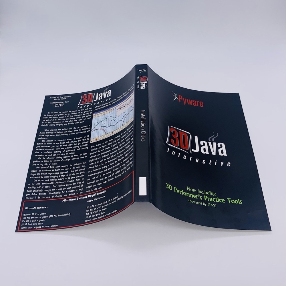 Pyware 3D Java Interactive Standard Ed V4 Marching Band Drill Writing Software