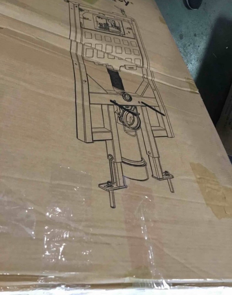 Wall Hung Toilet Frame with Concealed Cistern – Frame Only
