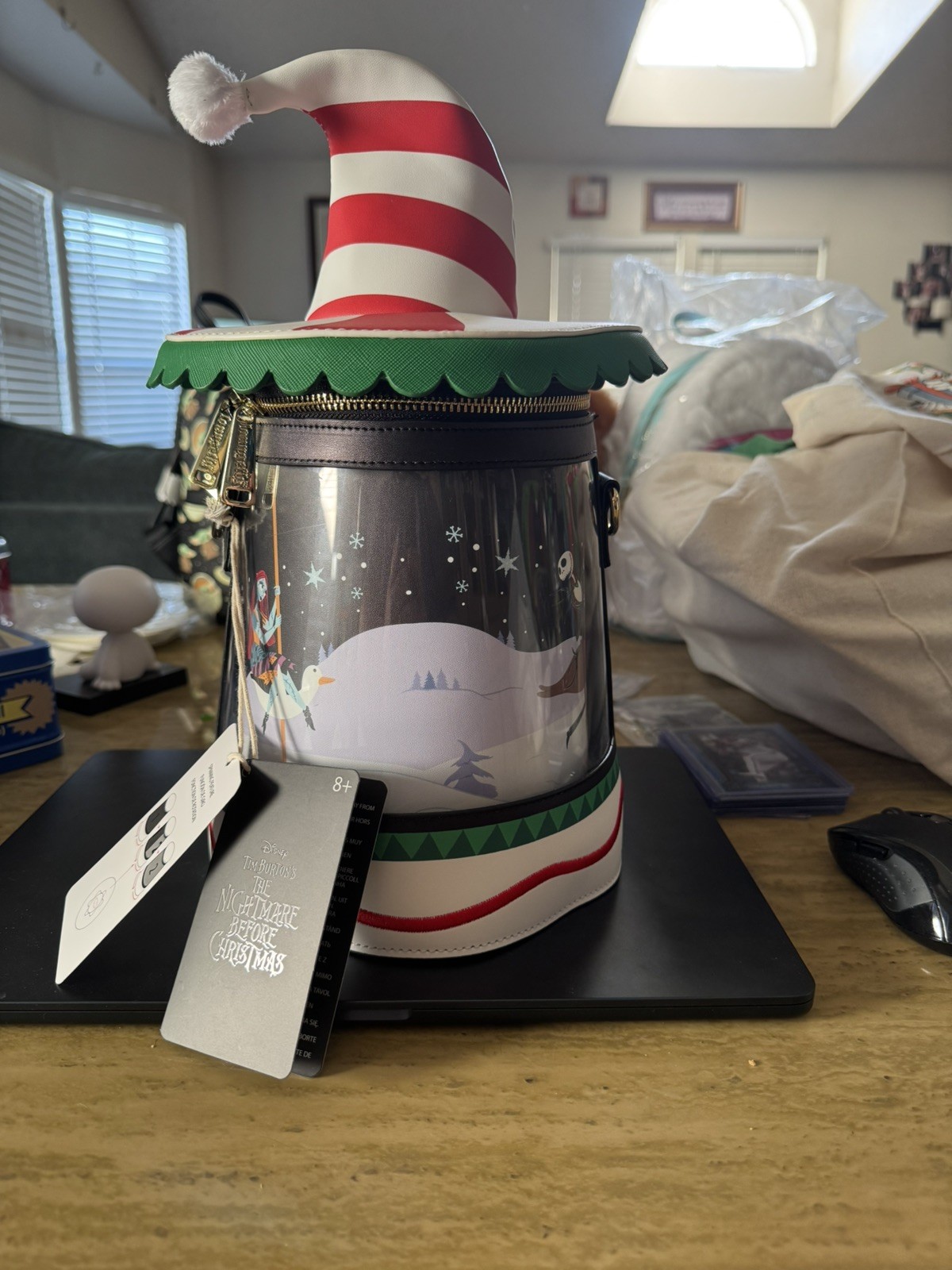 Loungefly Nightmare Before Christmas Spinning Crossbody Bag (NWT / Hard Tag)