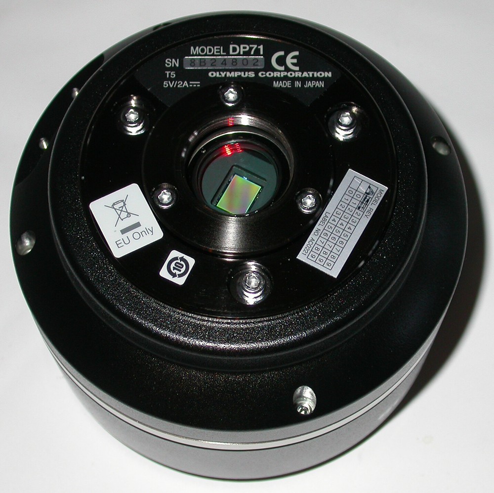 Olympus DP71 High Resolution 12.5 MP Microscope Camera Fluorescence Pixel Shift
