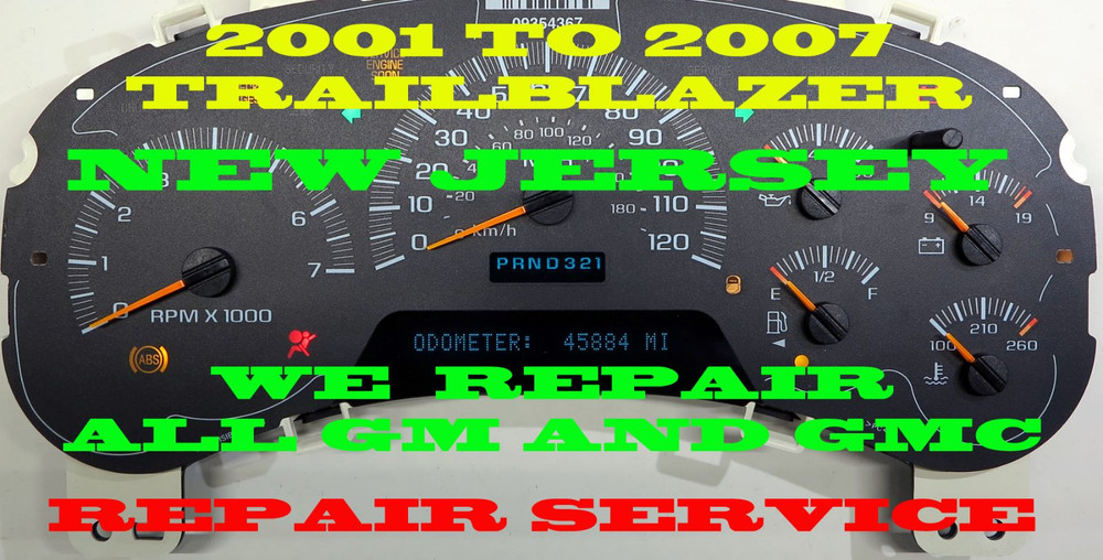 2002 2007 CHEVY TRAILBLAZER CLUSTER SOFTWARE AND ODOMETER CALIBRATION SERVICE