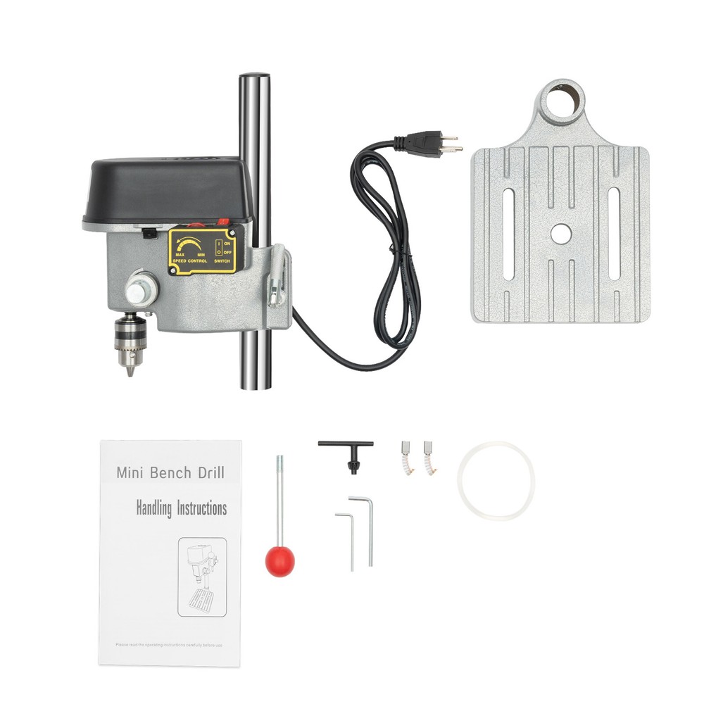 Portable Mini Electric Drill Press - Compact, High-Precision Benchtop Tool