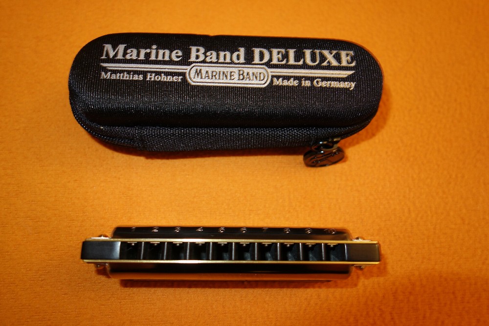 New MARINE BAND DELUXE HARMONICA Joel Andersson Basic Reedwork Performance Comb