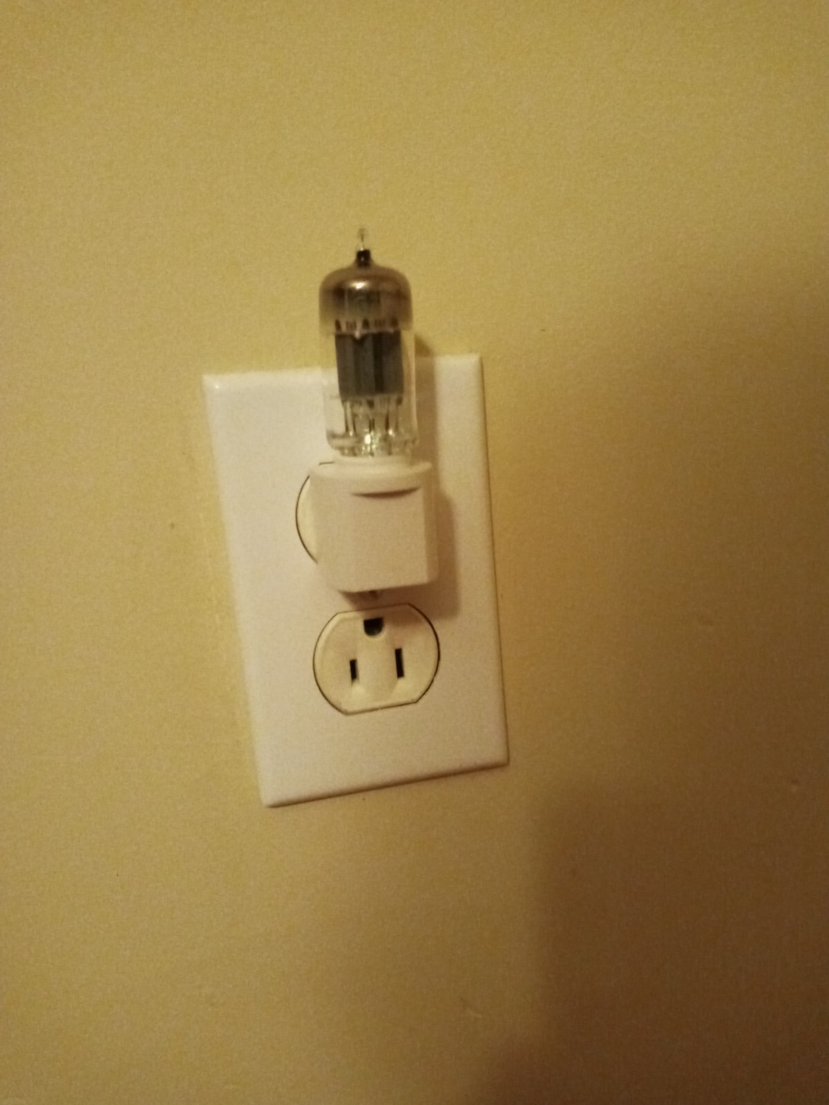 TNTUBES Night Light New 12AX7A Style Vacuum Tube LED White Auto Light Sensing