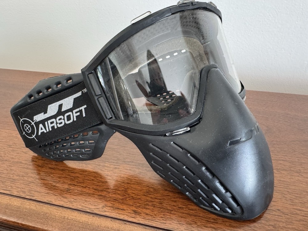 JT Delta 3 Airsoft Mask - Black