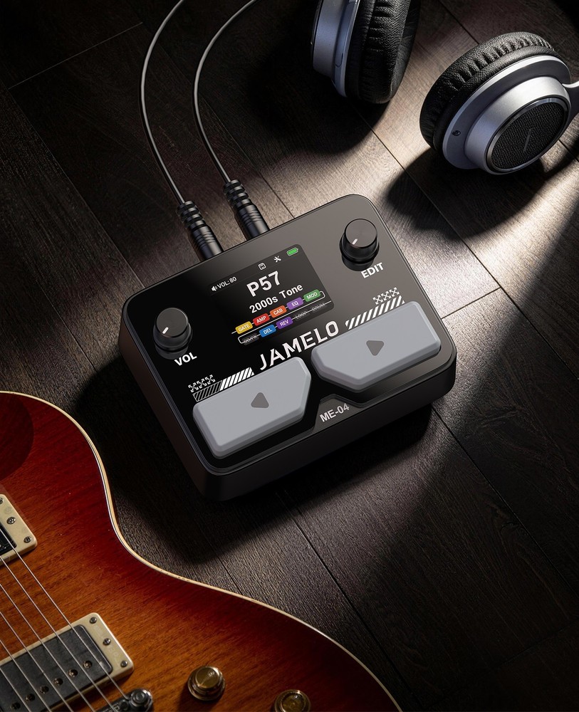 JAMELO MINI Pocket Multi-Effects Guitar Pedal Effects Processor w/ 10 Effects
