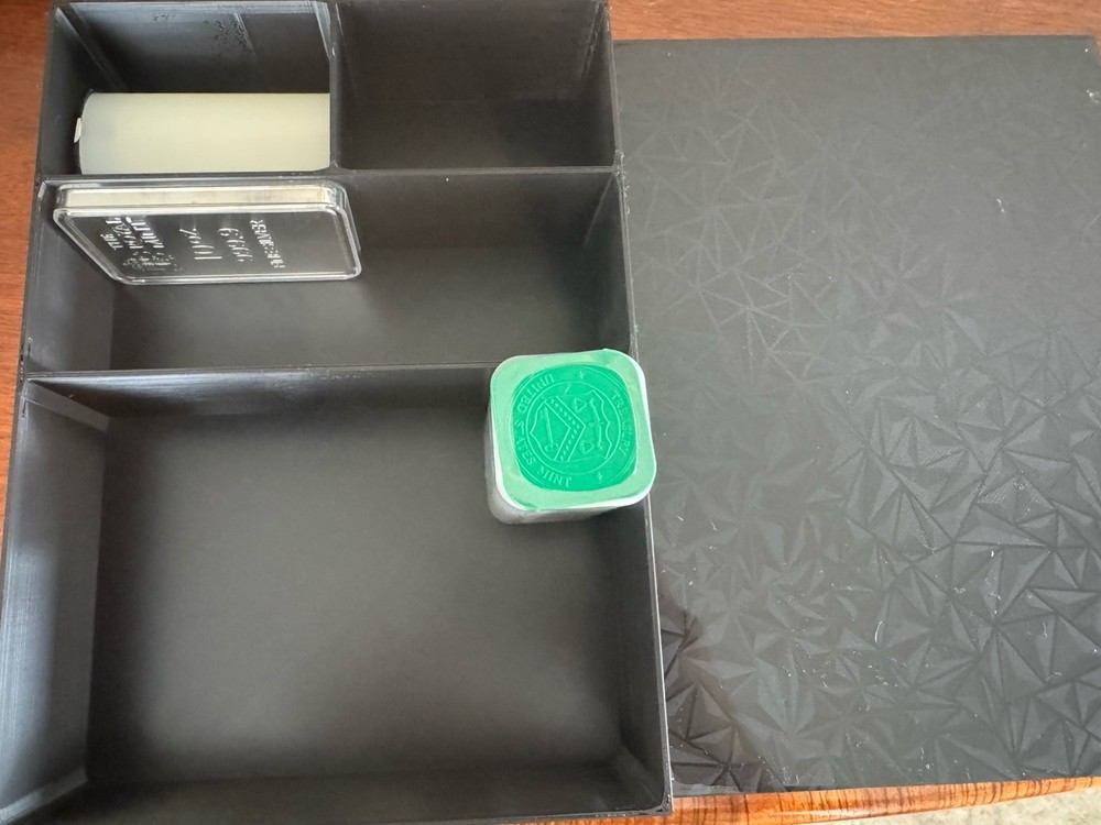 3DP Black Custom Monster Box Small Medium & Large Compartments