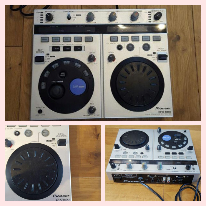 Pioneer EFX-500 DJ Effects Controller Turntable Mixer Performance Effector