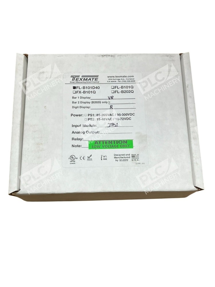 Texmate Lynx Series FL-B101D40 Bargraph Meter VR Red Digit Low Voltage