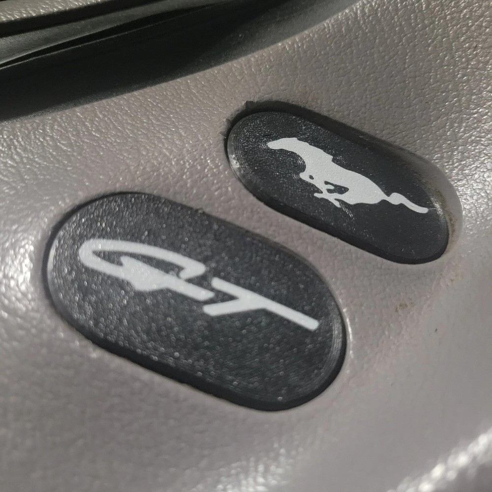 Coin Holder Replacement Inserts For 94-04 Ford Mustang Embedded Logos SN95
