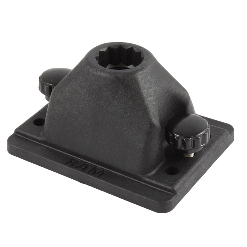 RAM ROD Deck and Track Base with Tightening Knobs for Spline Posts RAM-114DTMU