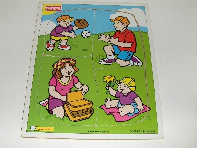 Playskool Wooden Framed 4 pieces - Picnic