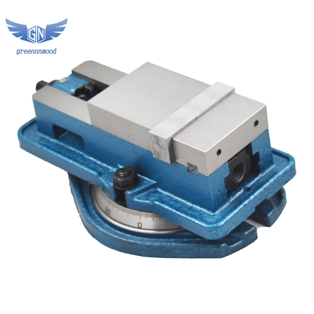 3" Milling Machine Lockdown Vise With 360 Swiveling Base High Precision
