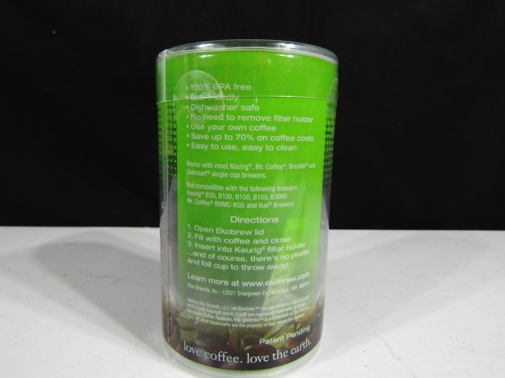 2 Pack Ekobrew Reusable Filter For Keurig Single Cup Brewers