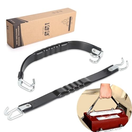 Golf Cart Battery Lifting Strap, Universal Golf Cart Deep Cell 2 2PC Black