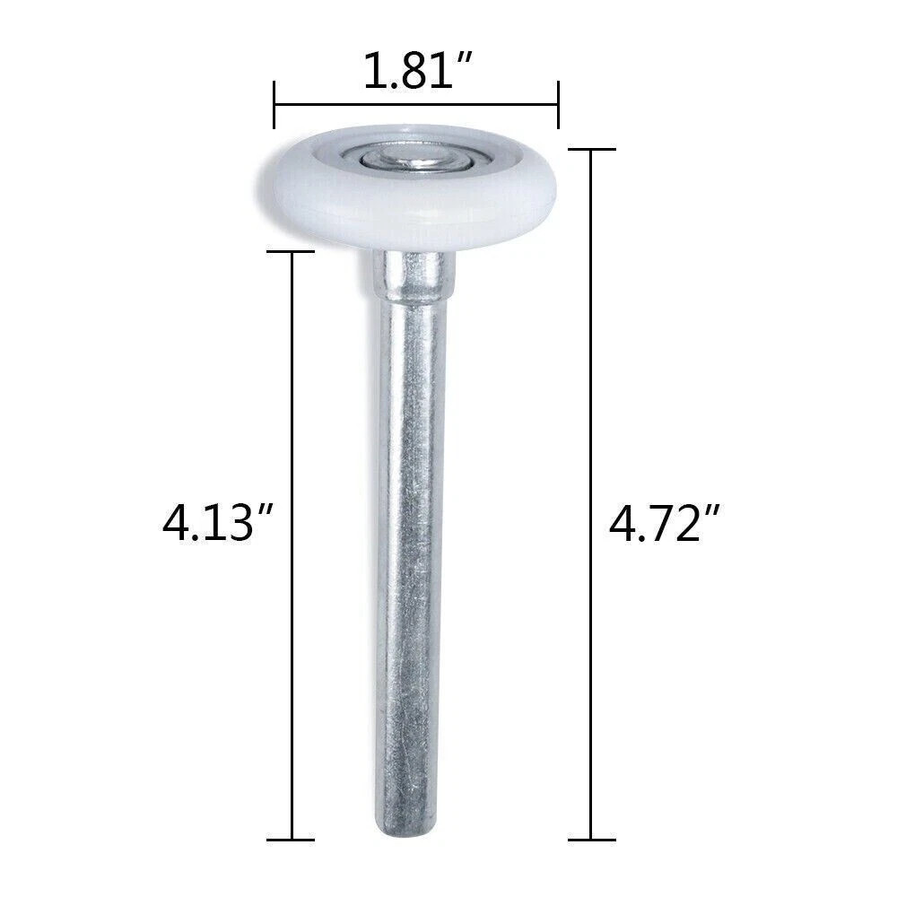 👍Premium Garage Door Roller/Hinge/Top Bracket/Wire Rope Kit for 7' Height Doors