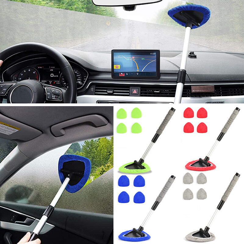 Car Windshield Microfiber Wiper Extendable Brush Window Glass Cleaning Tool