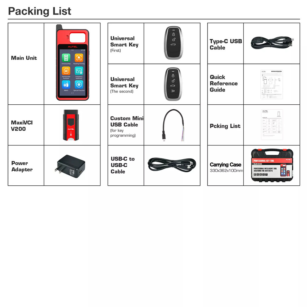2025 Newest Autel MaxiIM KM100 Key Fob Programming Tool Programmer Immobilizer