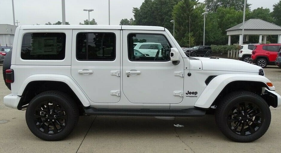 NEW 2018-2025 Jeep Wrangler JLU, Gladiator BRIGHT WHITE (PW7) Door Handles, OEM