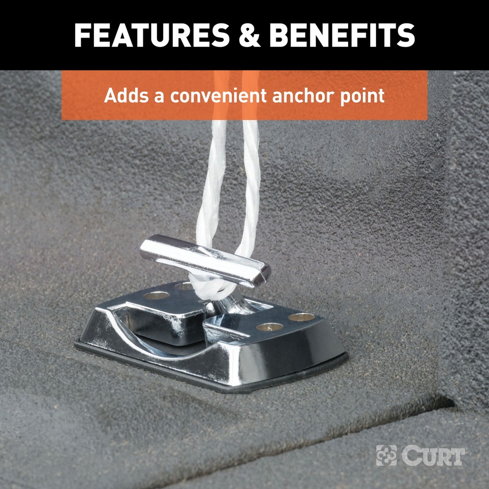 Curt-Fold-Away Rope Hook (1,200 lbs, Packaged)