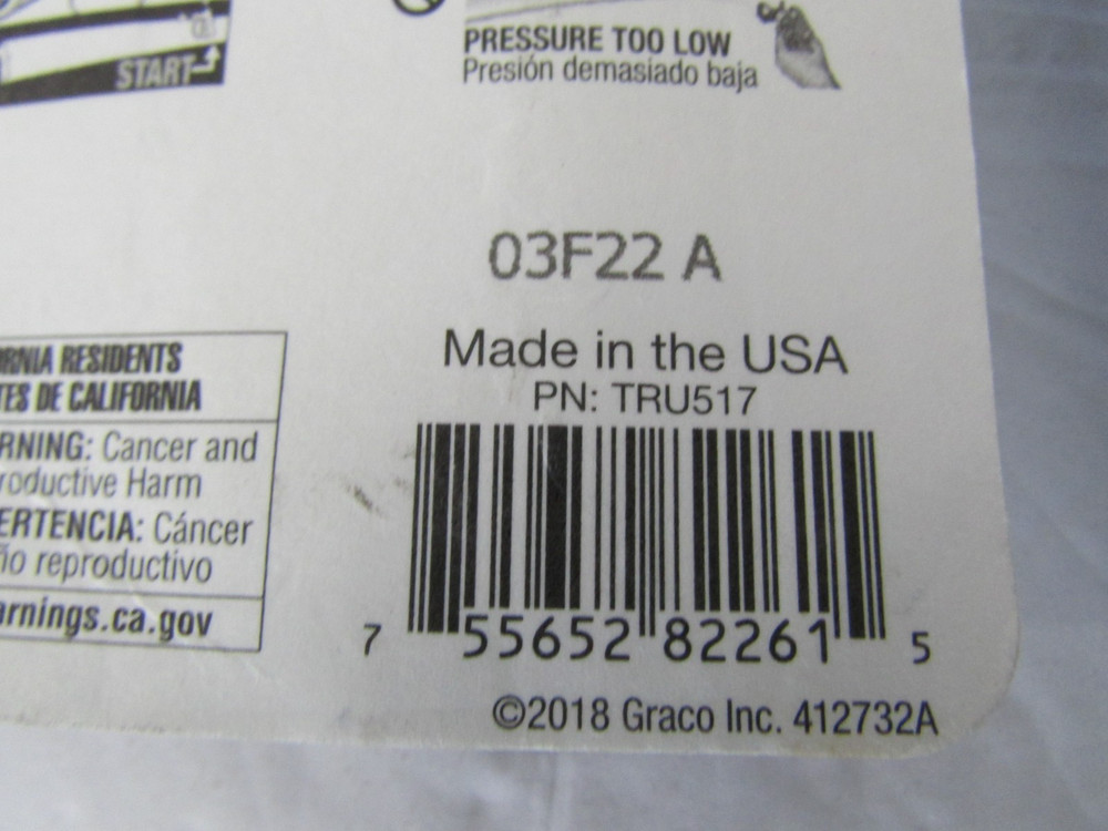 GRACO SPRAY TIP TrueAirless Spray Tip MODEL 517 2TOTAL *NEW*