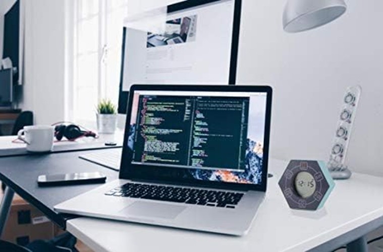 Compact 5-Setting Timer with Flashing Alerts - Perfect for Productivity Boost