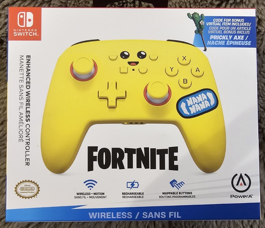 Fortnite Nintendo Switch Peely Bundle Case Controller Headphone Sealed w/ Codes