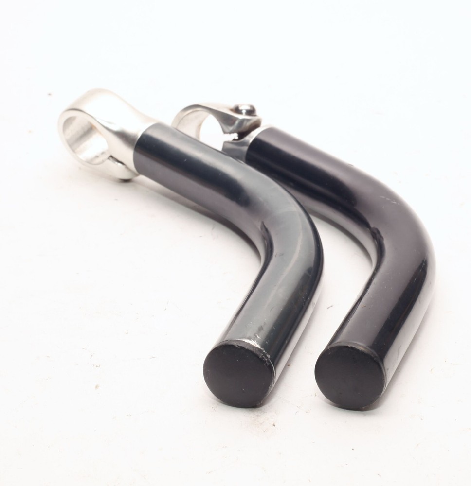 Vintage Trek System 1 Long Bar Ends Black Anodized MTB