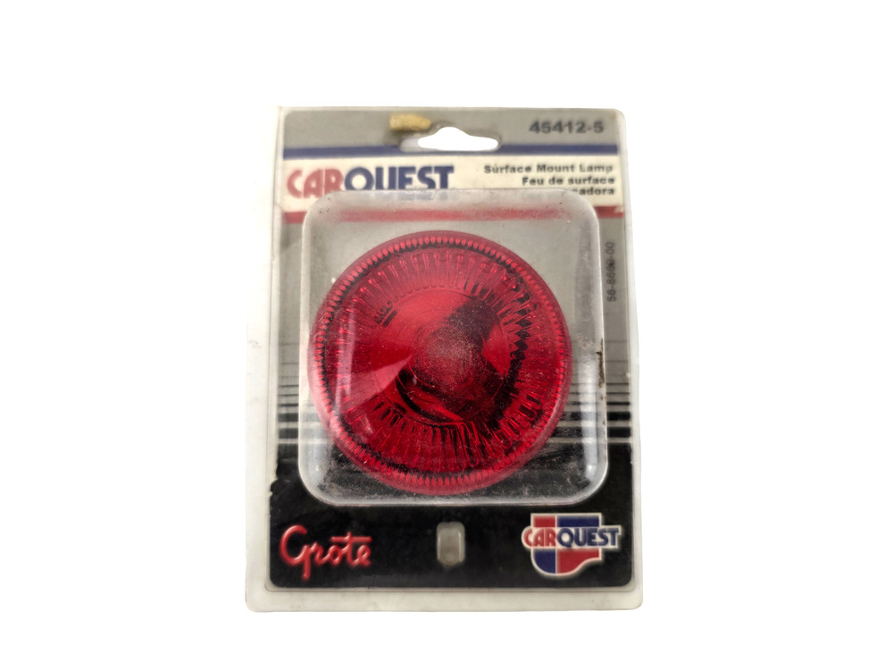 Grote 45412 2-1/2" Surface-Mount Single-Bulb Clearance Marker Light - RED