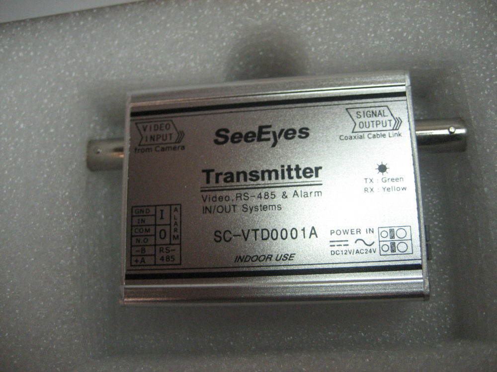 SeeEyes IRIS-DOC Data Over Coaxial Coax Tx / Rx Multiplexer Set