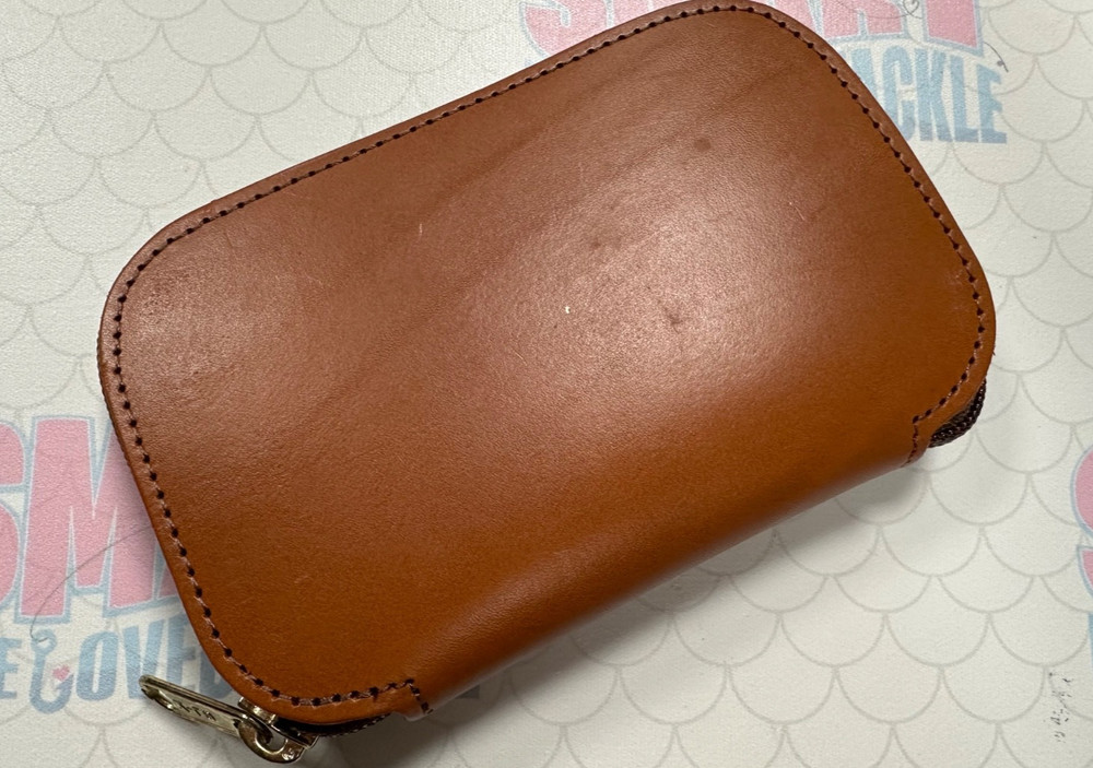 Peregrine Leather Pocket Fly Wallet Qualifier 1998 & Wheatley Fly Patch