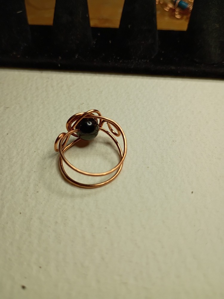 Ring Handmade Gemstone Ring Black Onyx