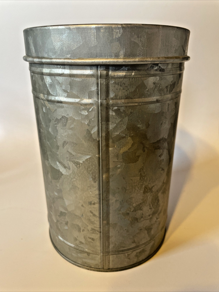 Fall Market Galvanized Tin 7.25” Tall Fall/Autumn Decor
