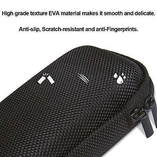 Durable MP3 Player Case, USB Flash Drive Case Bag Wallet, 2Pack EVA Black