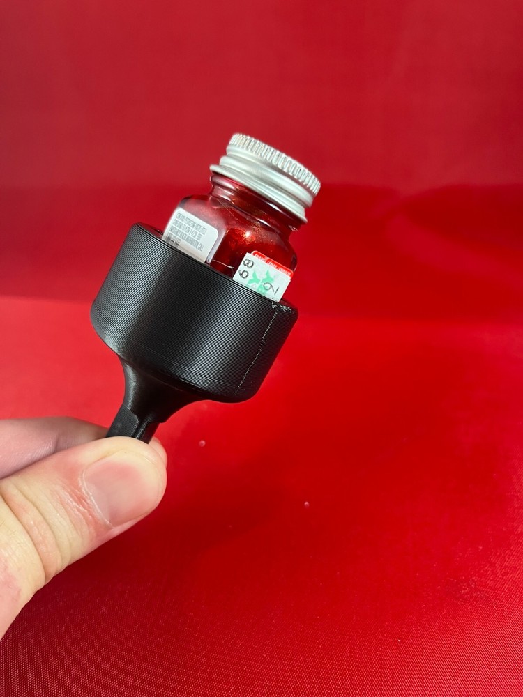 1/4oz Testors Paint Bottle Vortex Mixer for Drill | 3D Printed