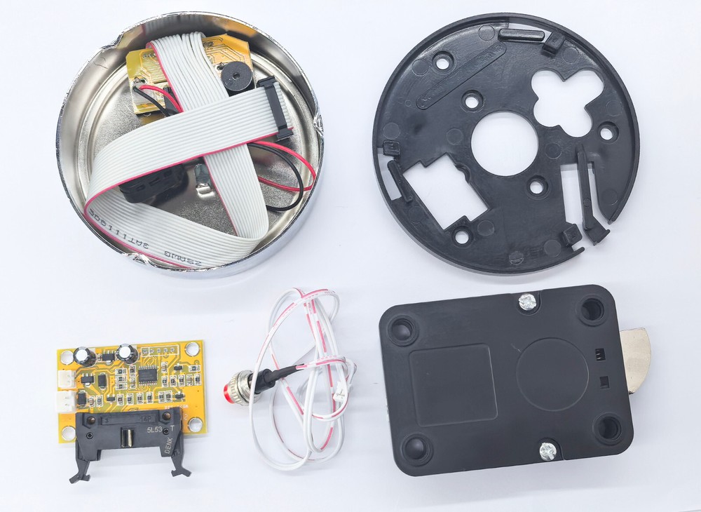 Gun Safe Lock Replacement Chrome Digital Keypad Electronic Safe Lock Swingbolt