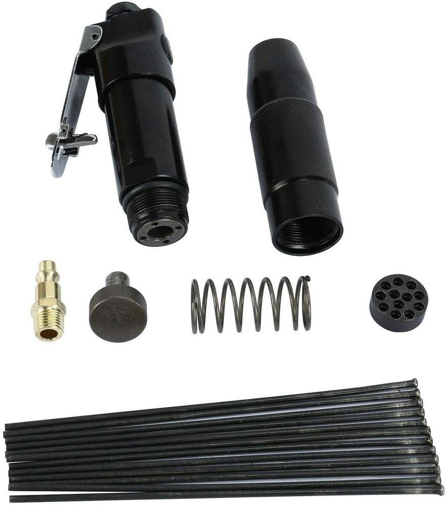 Air Needle Scaler Pneumatic Rust Paint Weld Slag Remove Deburring Cleaning Tools