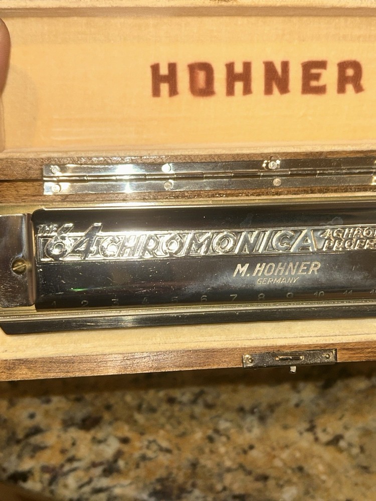Horner 64 chromonica harmonica W/Original Box In Nice Condition