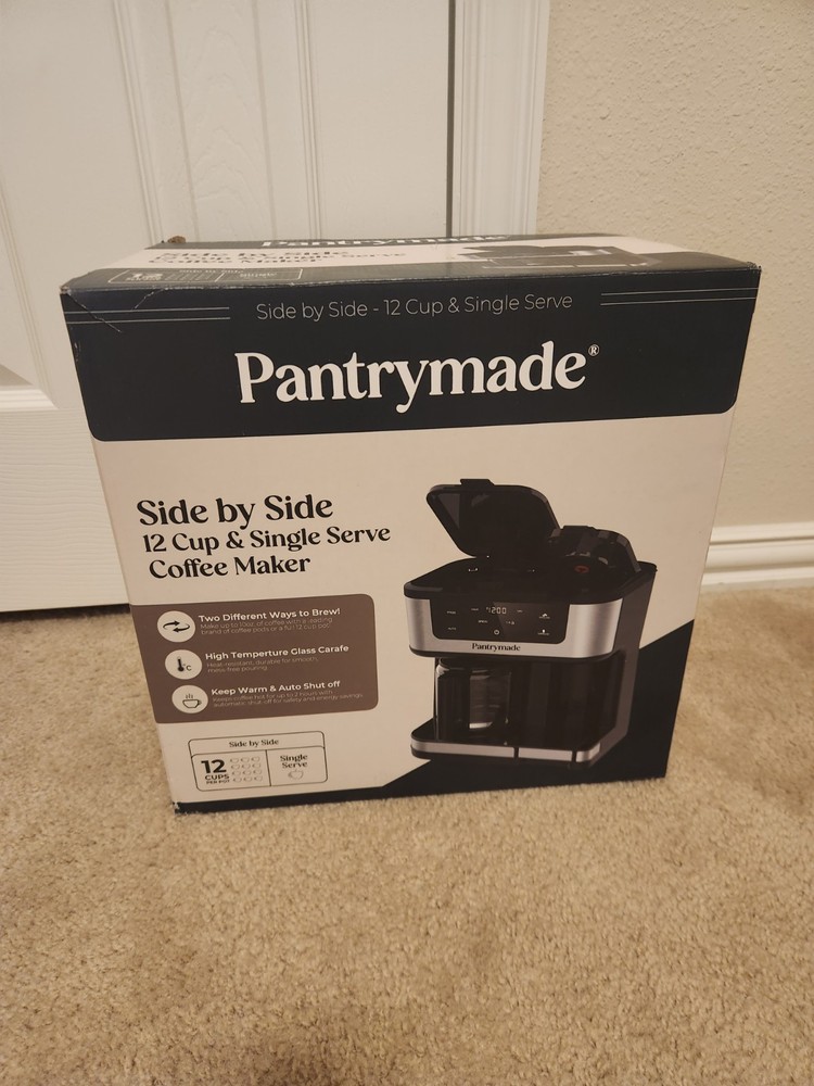 Deluxe 12-Cup Coffee Maker & Single Serve Brewer Programmable K-Cup Compatible